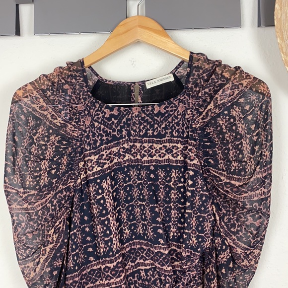 Ulla Johnson Aicha Silk Chiffon Dress - 6 - Picture 5 of 10